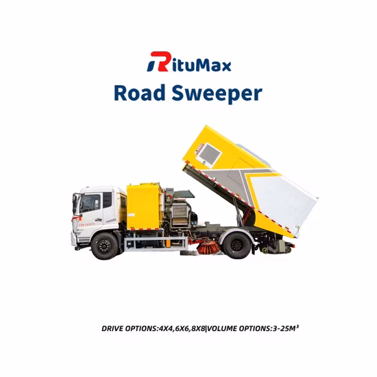 Multifunktions-Straßenstaubsammel-Straßenwasserkehrmaschine Elektrisches Kommunalkehrfahrzeug