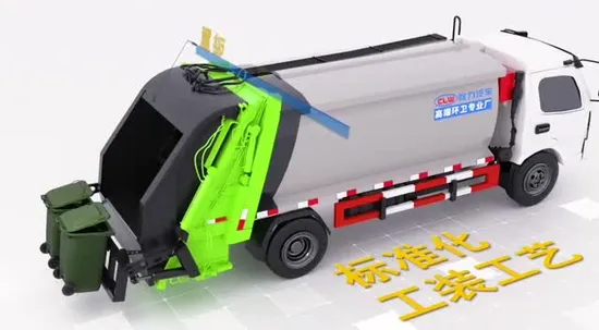 Japan-Marken-10ton 12m3 fester Abfall-Sammlungs-Abfall, der Müllverdichtungs-LKW verdichtet