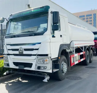 400 HOWO Wassertankfahrzeug 25 Cbm Bewässerungswagen zum Verkauf Edelstahl Custom Diesel Marketing